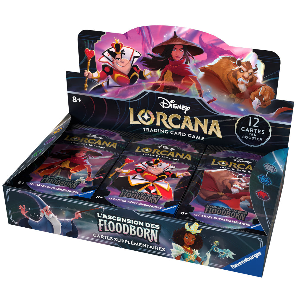 Jeu de Cartes Lorcana - Display de 24 Boosters (Scellés) L’Ascension des Floodborn