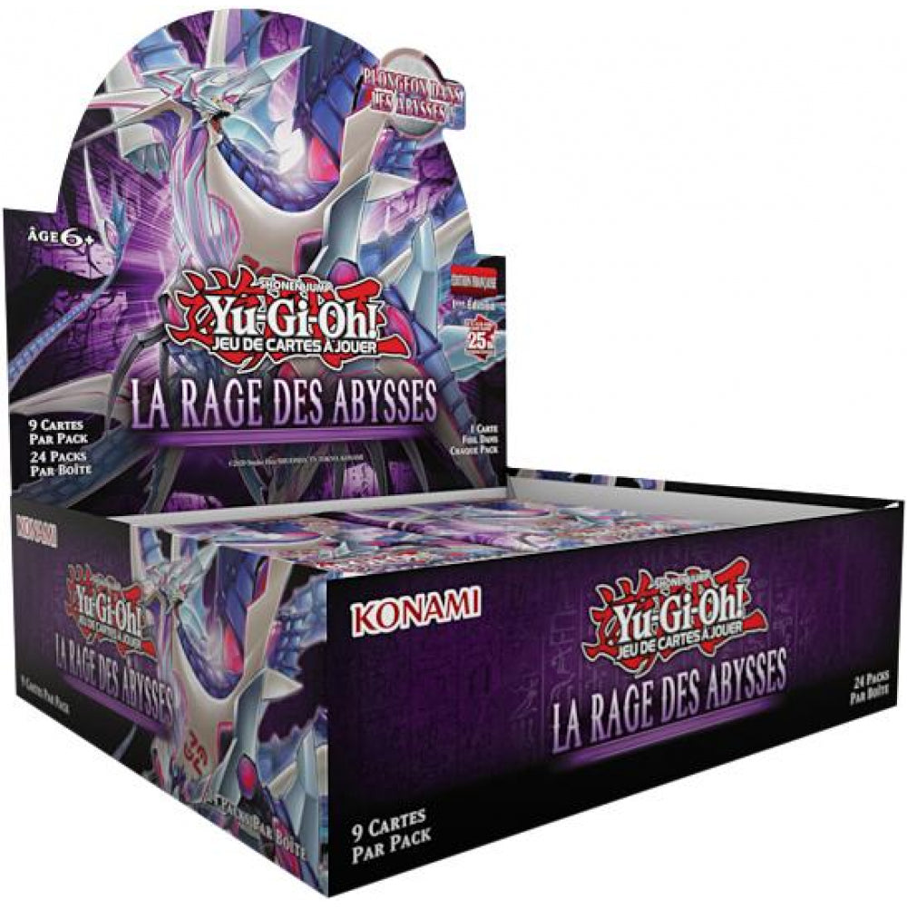 Jeu De Cartes Yu-Gi-Oh - Boîte de 24 Booster (Scellés) La Rage des Abysses