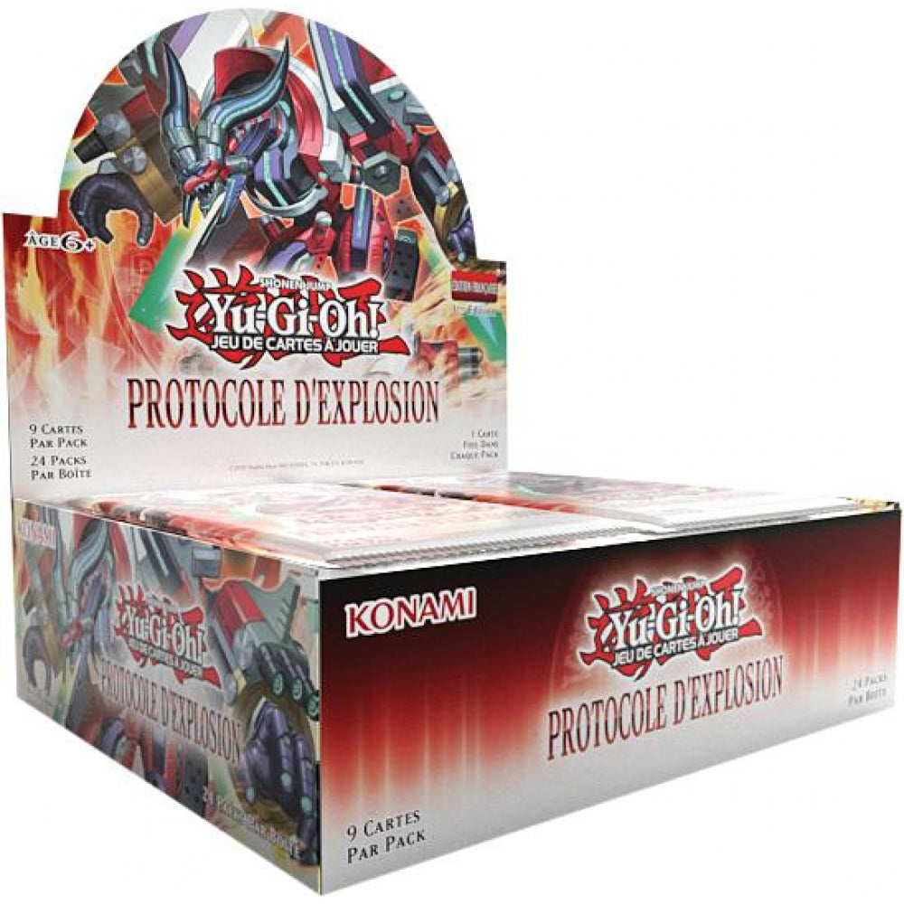 Jeu De Cartes Yu-Gi-Oh - Boîte de 24 Booster (Scellés) Protocole d'Explosion