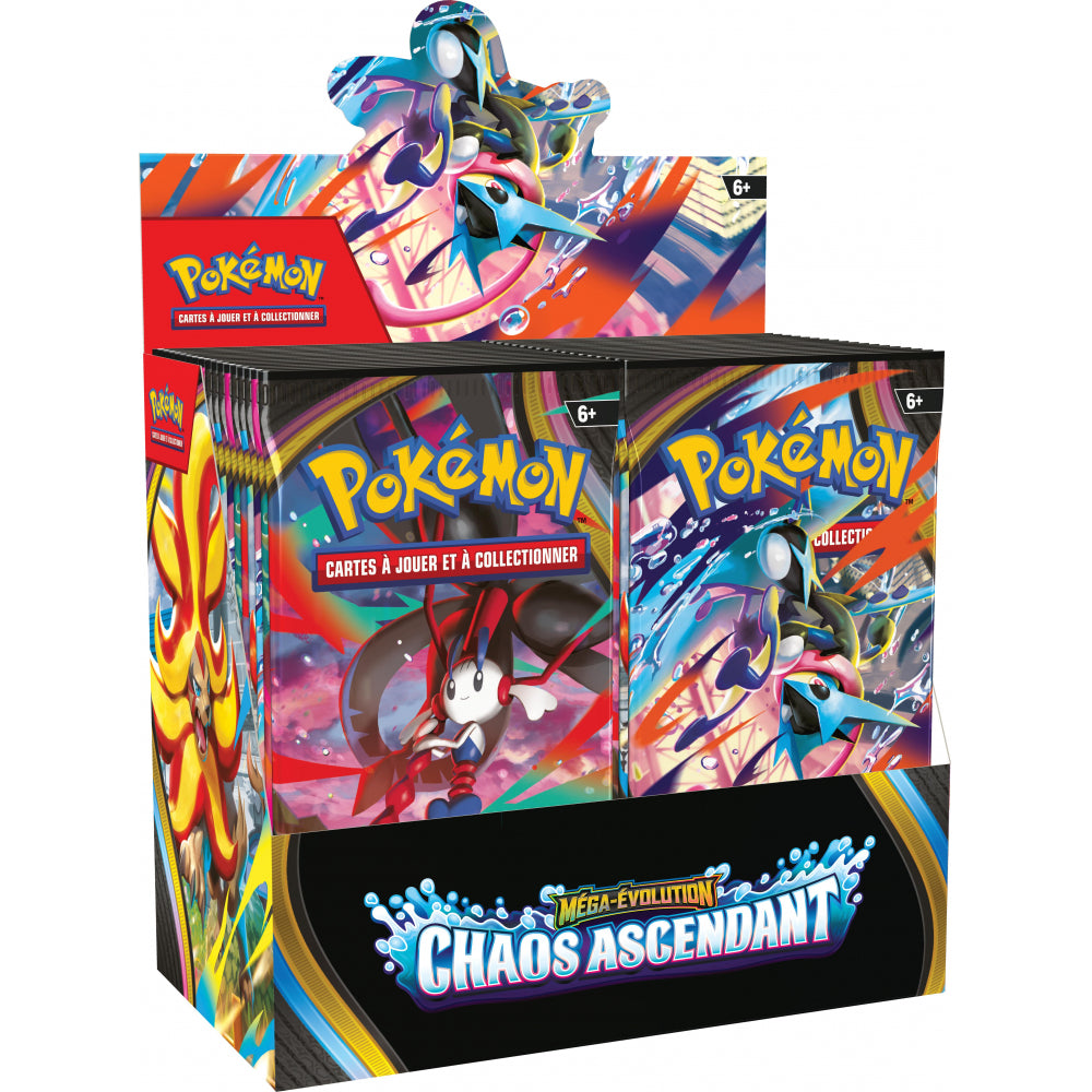 (Scellé)Jeu de Cartes Pokémon - Display de 36 Boosters - ME04 Méga-Évolution - Chaos Ascendant (FR)