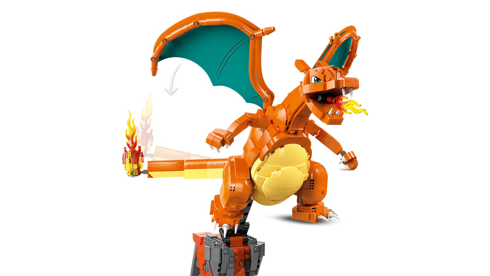 LEGO - Florizarre, Dracaufeu et Tortank