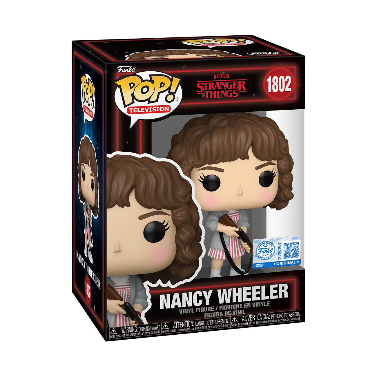 Funko POP Stranger Things - Nancy Wheeler avec Fusil 1802