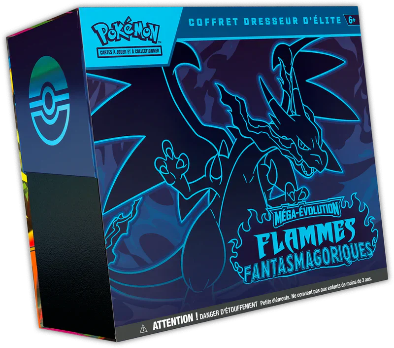 (Scellé) Jeu de cartes Pokémon - Elite Trainer Box Mega Evolutions 2 – Flammes Fantasmagoriques (FR)