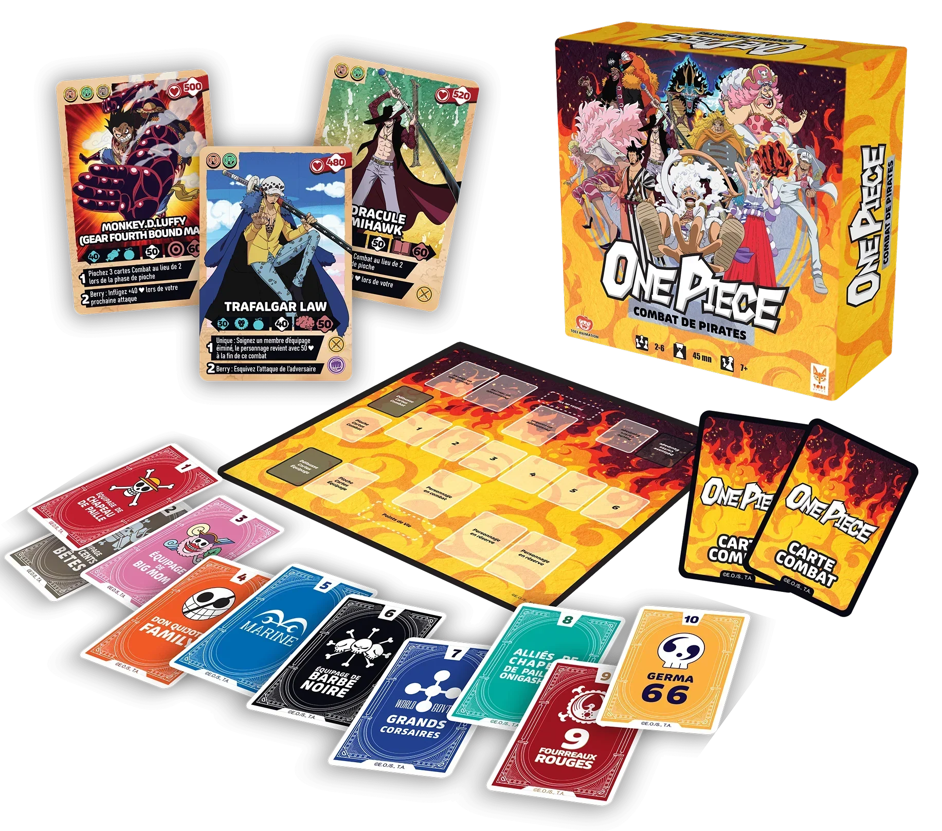 Jeu De Société One Piece - Combat De Pirates