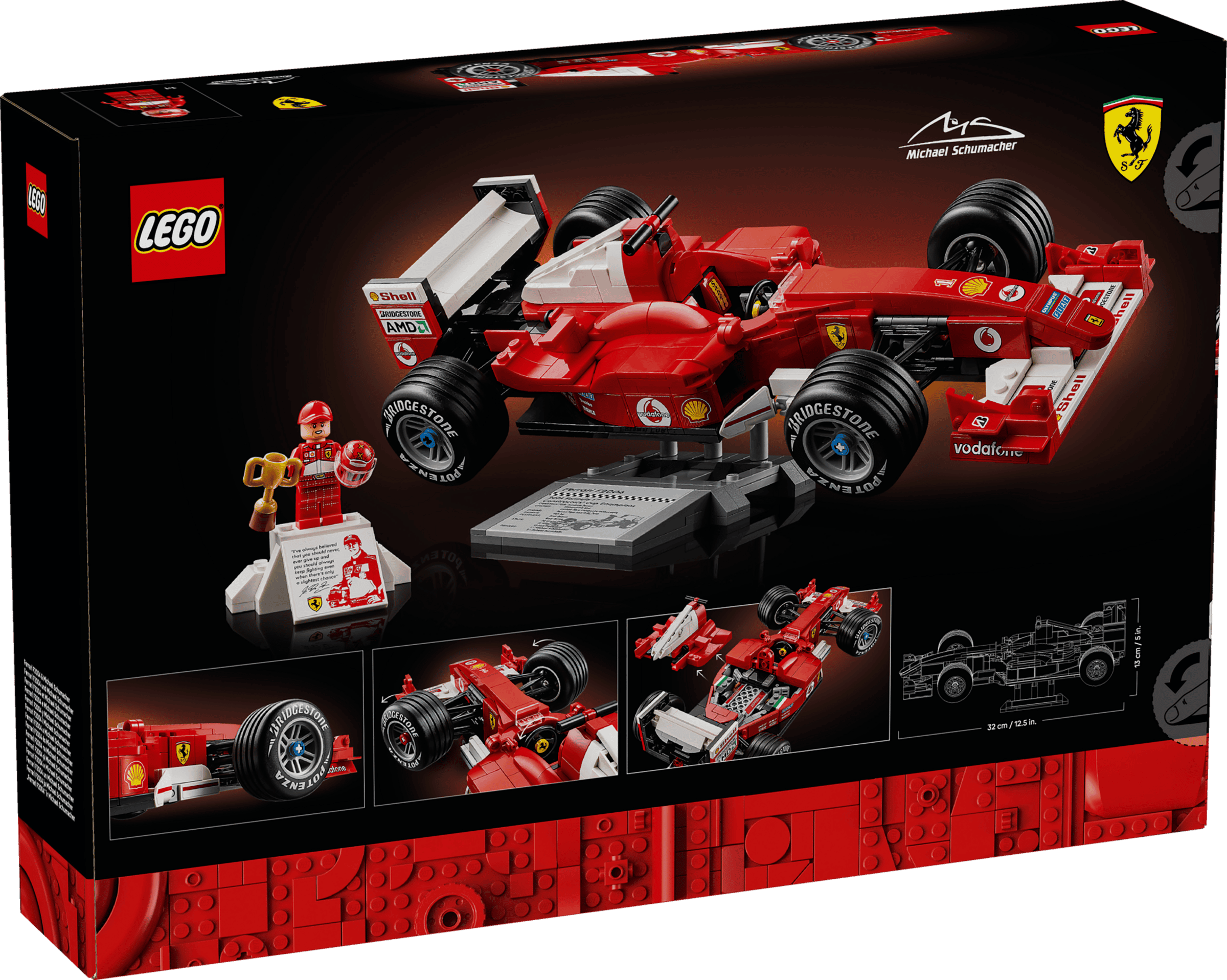 LEGO - Ferrari F2004 et Michael Schumacher