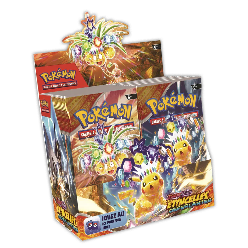 (Scellé) Jeu de Cartes Pokémon - Display 36 boosters EV08 – Étincelles Déferlantes