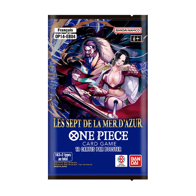 (Scellé) Jeu de Cartes One Piece - Display 24 Boosters OP14-EB04 Les Sept de la Mer d’Azur (FR)