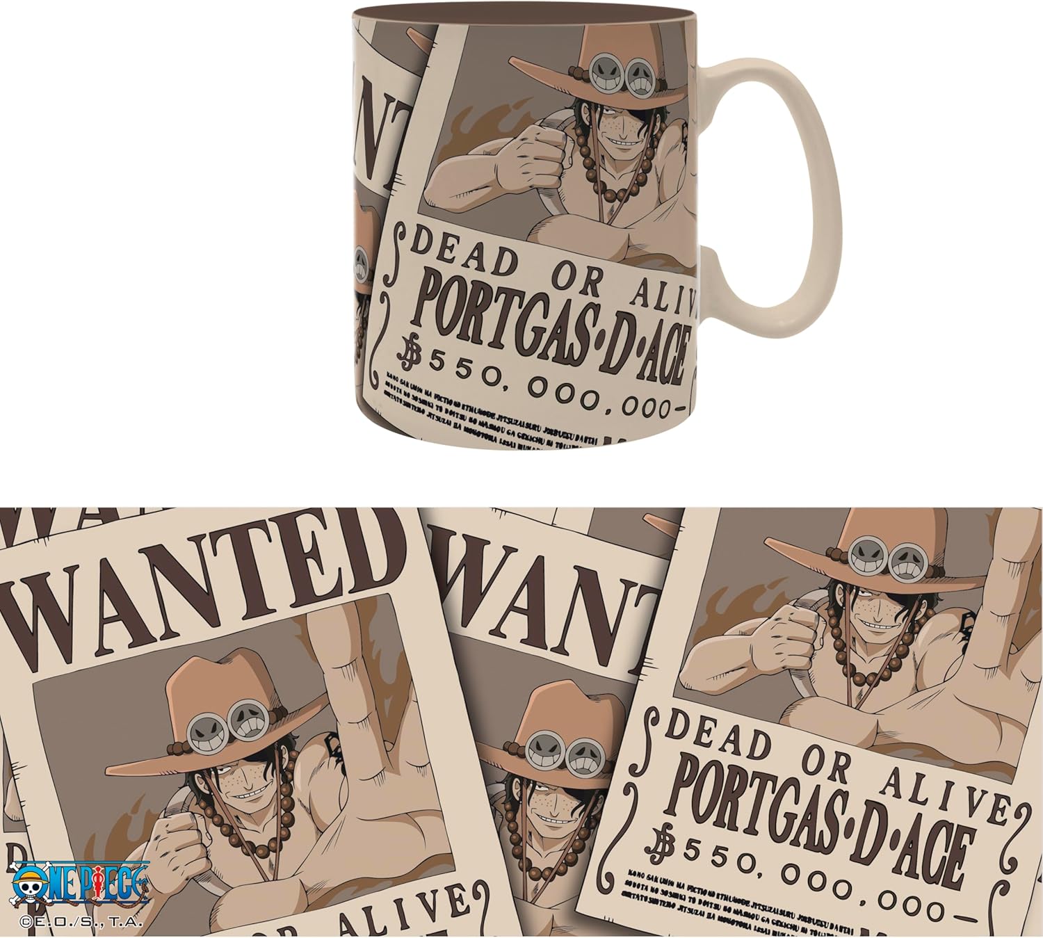 Mug One Piece - Wanted Ace