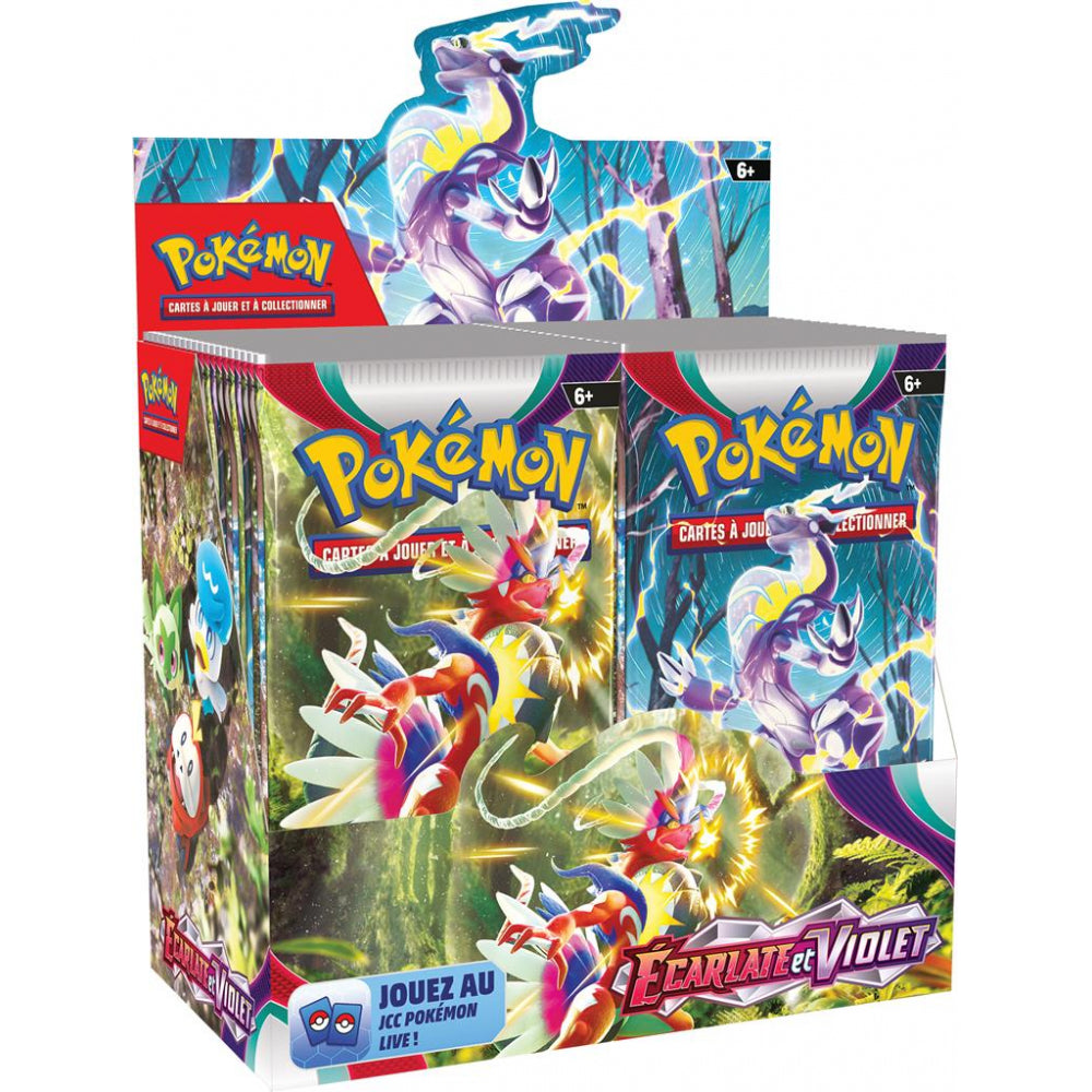 Jeu de Cartes Pokémon - Display 36 boosters EV01 - Ecarlate et Violet (Scellé)