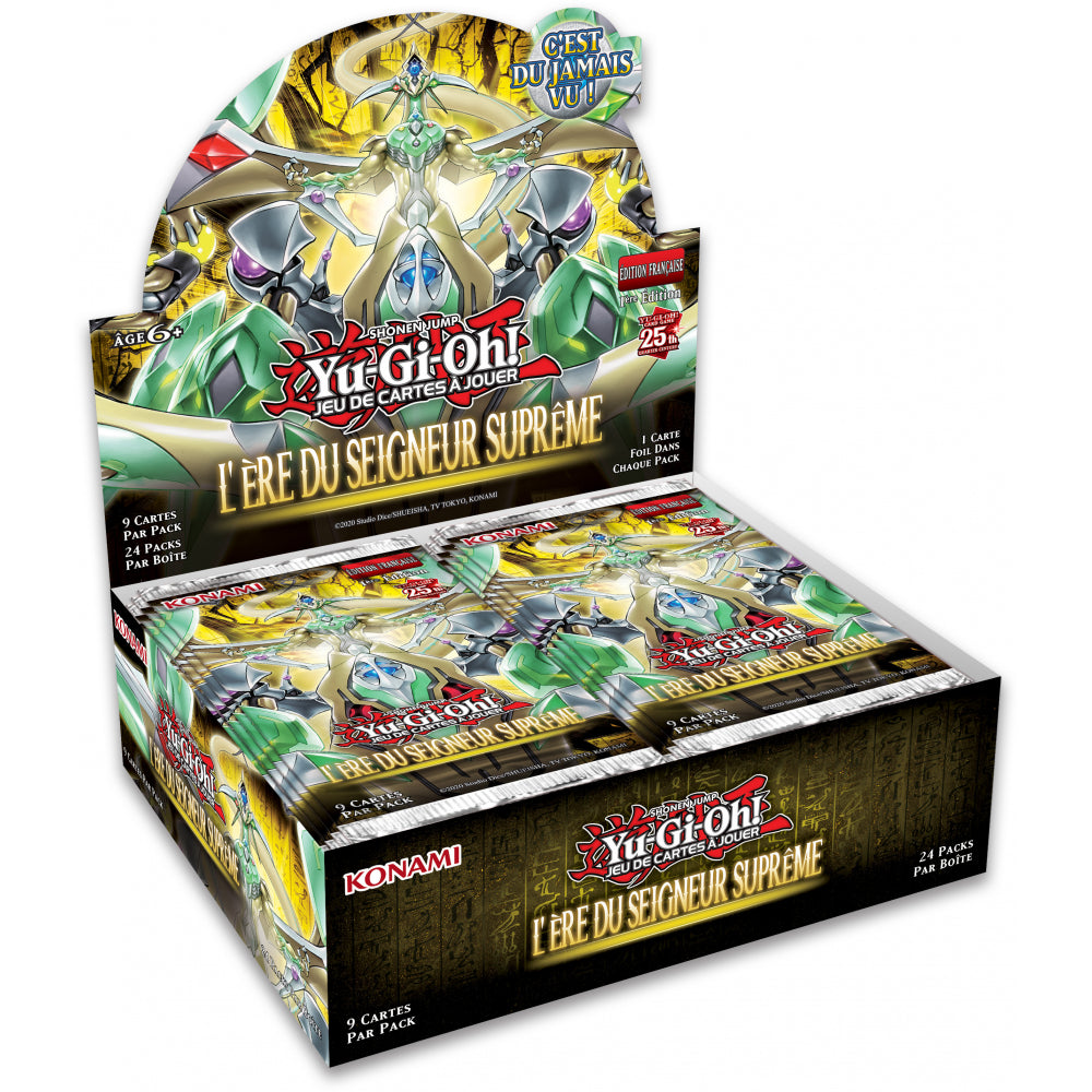 Jeu De Cartes Yu-Gi-Oh - Boîte de 24 Booster (Scellés) L’Ère du Seigneur Suprême