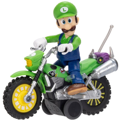 Super Mario Galaxy, le Film - Figurine Luigi avec Moto à Rétrofriction