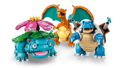LEGO - Florizarre, Dracaufeu et Tortank
