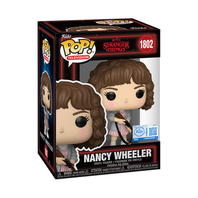 Funko POP Stranger Things - Nancy Wheeler avec Fusil 1802