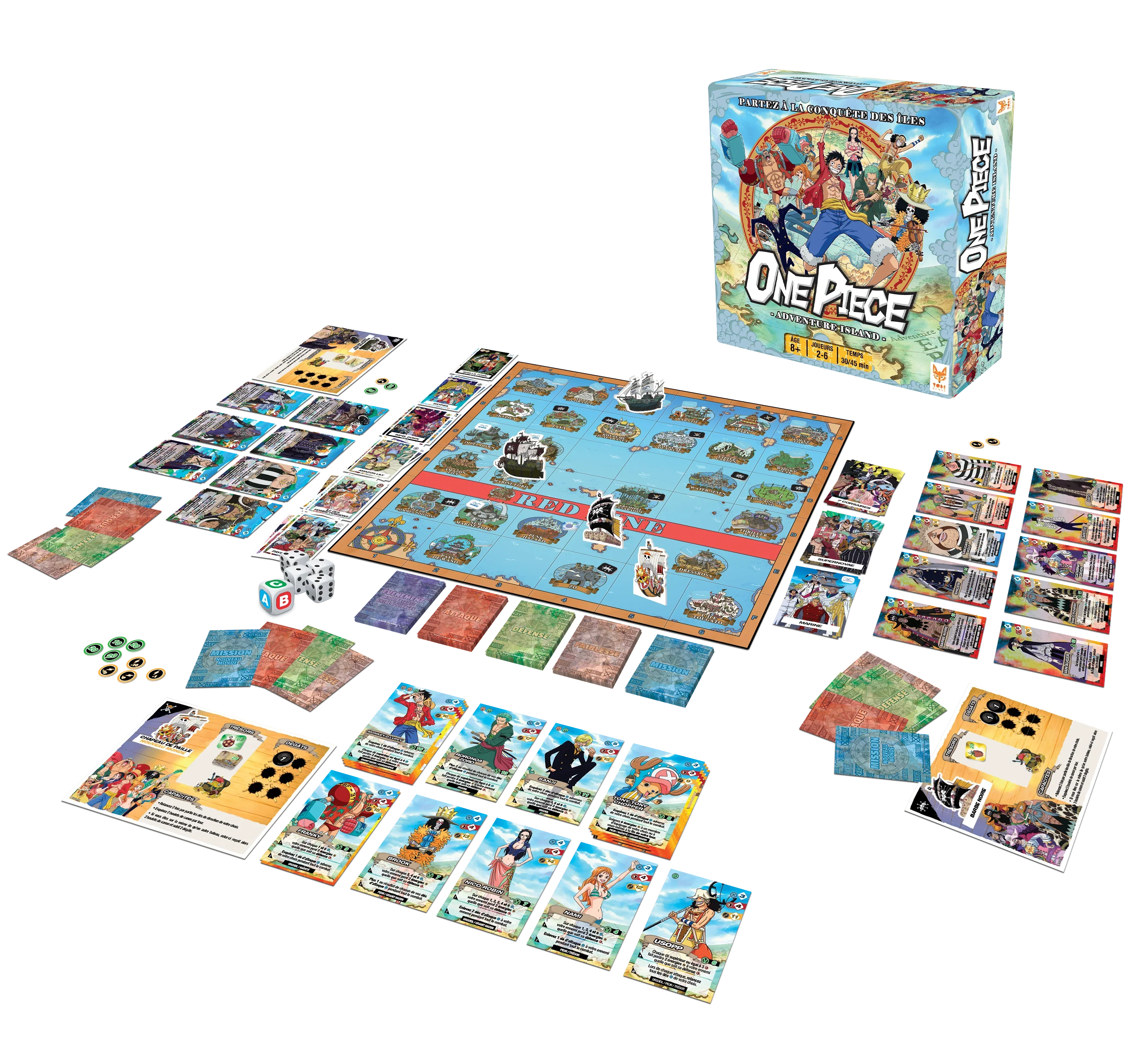 Jeu De Société One Piece - Adventure Island