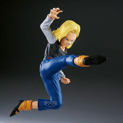 Figurine Dragon Ball Z -  Android 18 & Mr. Satan Match Makers VS Mighty Mask