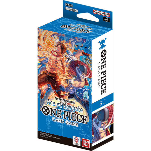 Jeu de Cartes One Piece - Starter Deck ST22 Ace et Newgate
