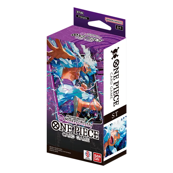 Jeu de Cartes One Piece - Deck pour Débutant ST-26 – Monkey D. Luffy